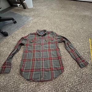 George Size small flannel button down